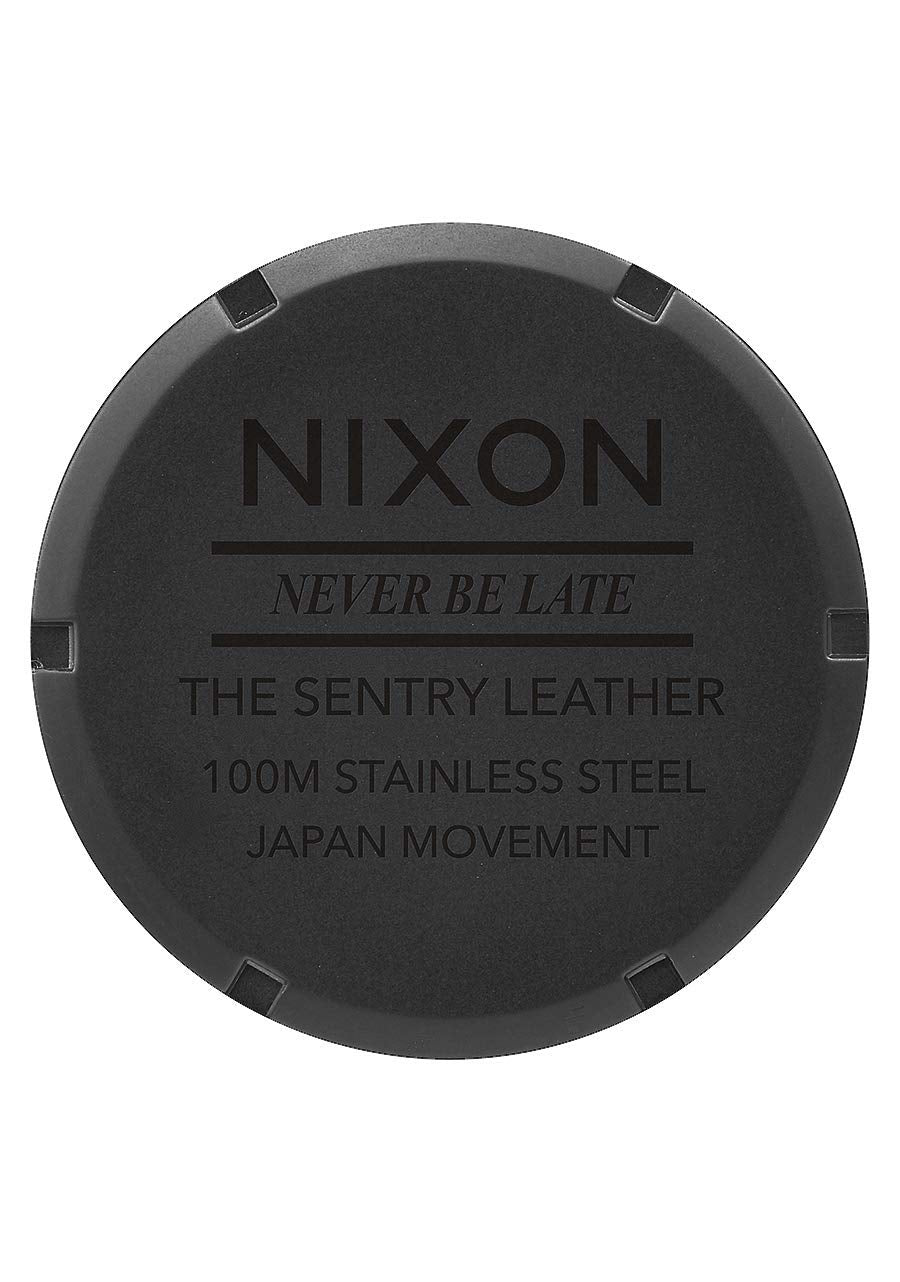 Nixon Reloj Analógico para Hombre de Cuarzo con Correa en Piel A105-1041-00
