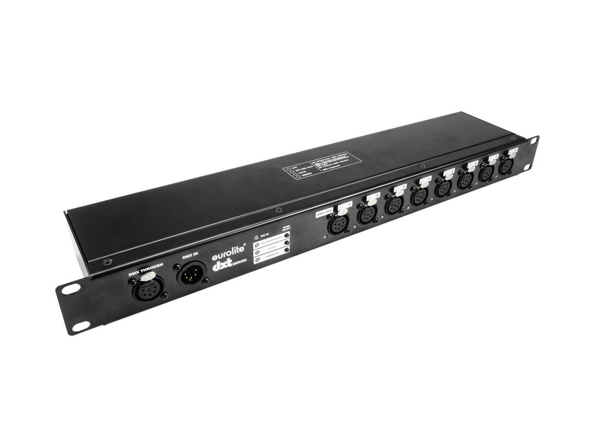 Eurolite - Splitter DXT-SP 1in/8out Pro DMX RDM 5pol XLR (9639397572506)