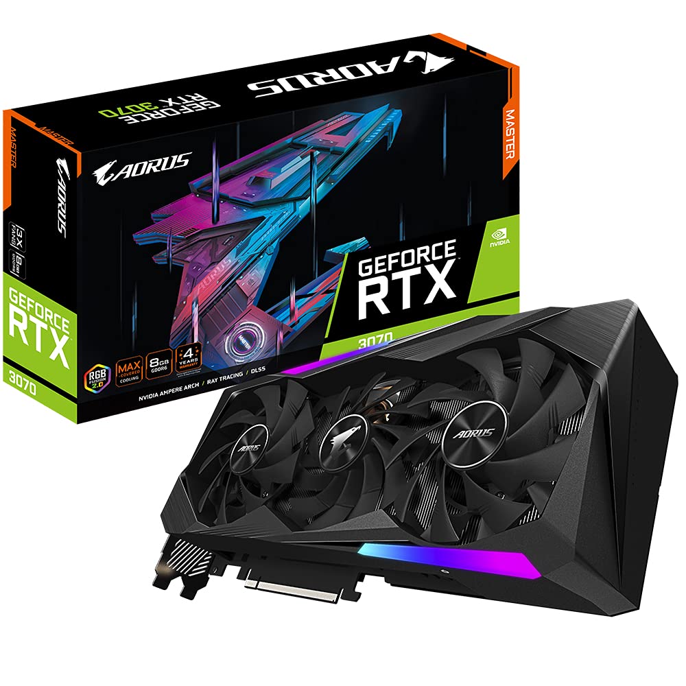 Gigabyte Technology AORUS GeForce RTX 3070 Master 8G (Rev. 2.0) NVIDIA 8 GB GDDR6
