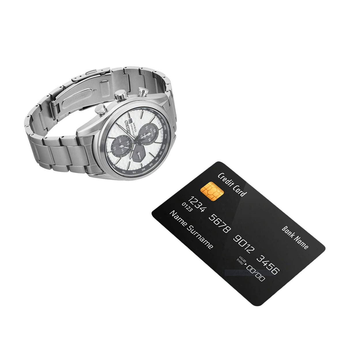 Seiko Reloj Analógico para Hombre con Correa en Acero Inoxidable SSC769P1