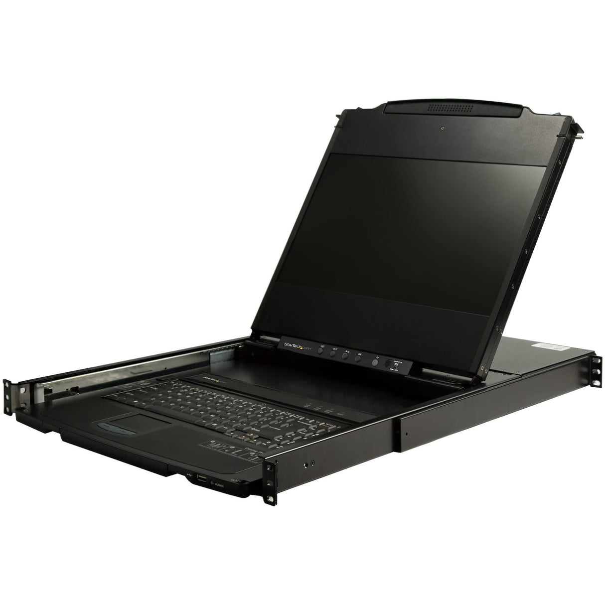 StarTech.com Consola KVM HD de 17" para Rack - de Riel Doble - Incluye Cables y Brackets de Montaje - DVI y VGA - LCD de Montaje en Rack
