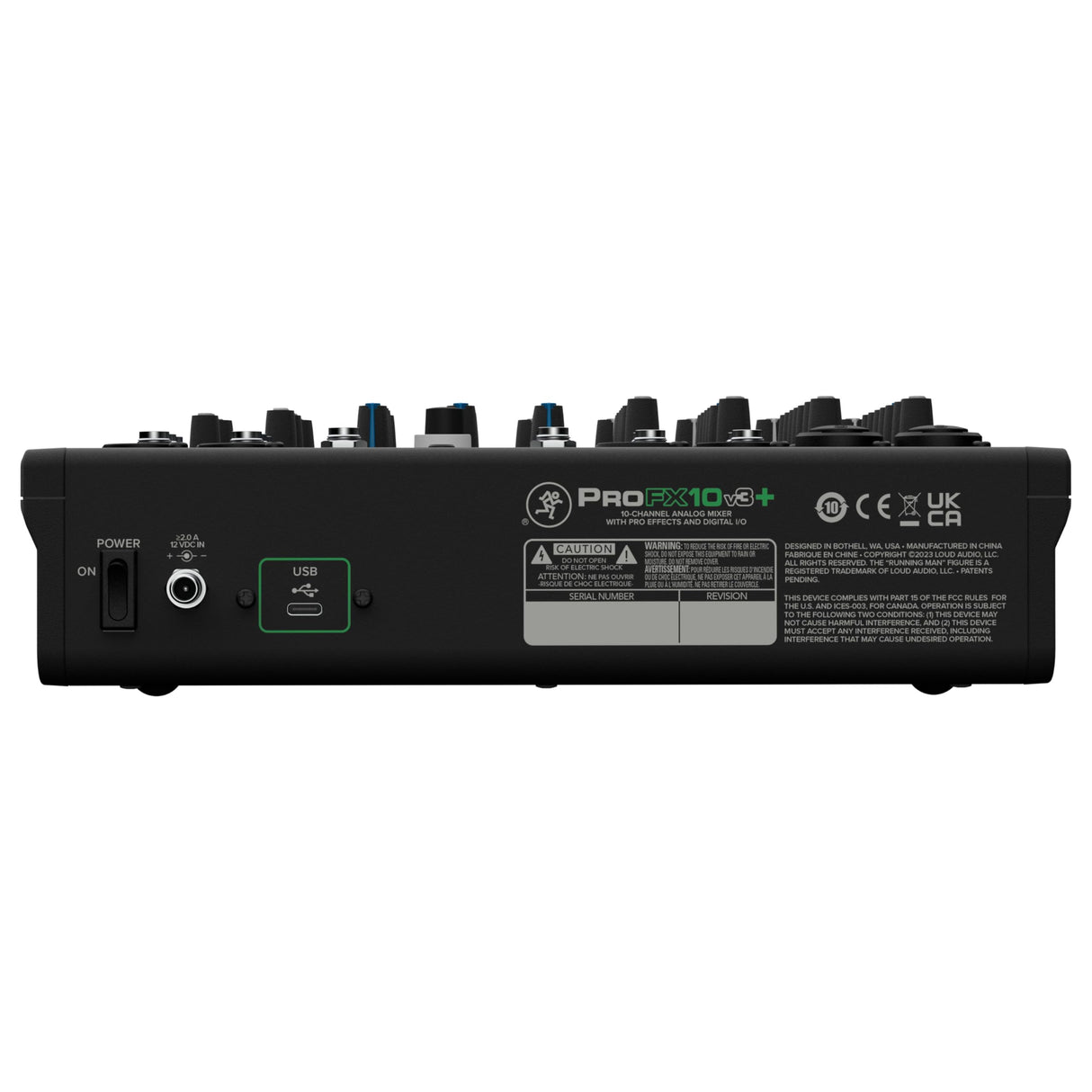 MACKIE ProFX10v3+ Mezclador Analógico de 10 Canales con Efectos Mejorados, Modos de Grabación USB y Bluetooth