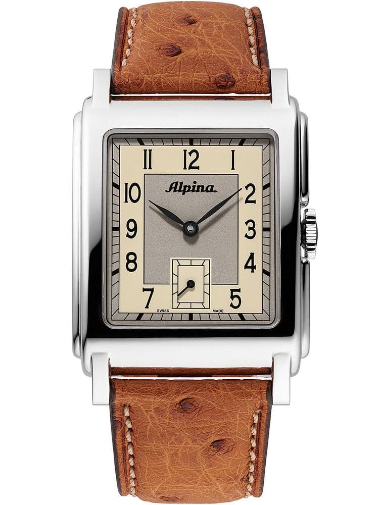 Alpina Reloj Analógico para Hombre de Cuarzo con Correa en Acero Inoxidable mid-39665
