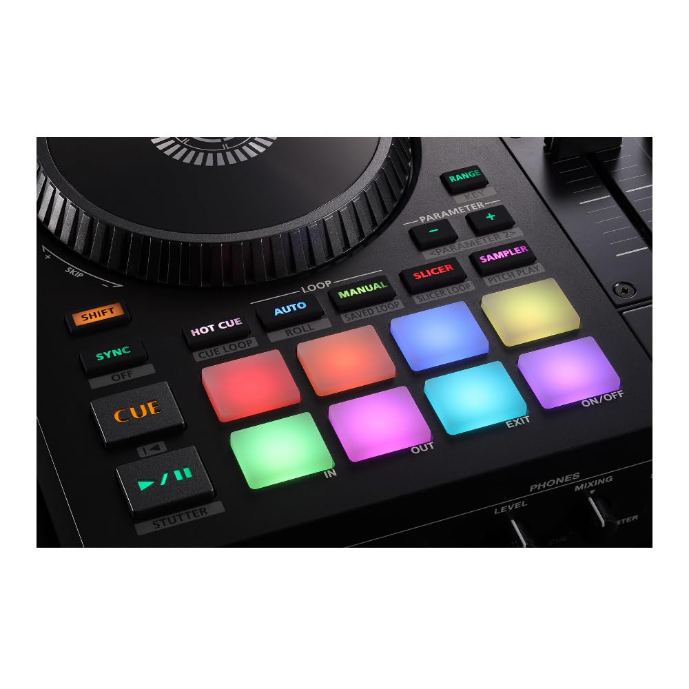 Controlador de DJ Roland DJ-707M — Una consola de sonido con livestreaming integrado