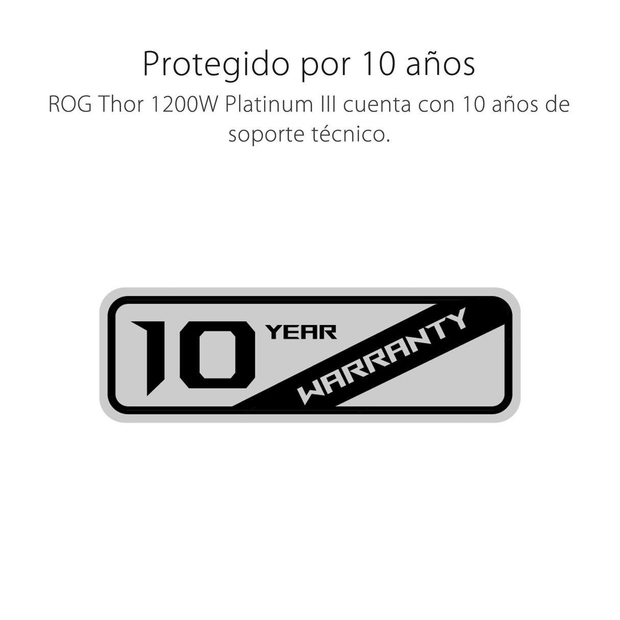 ASUS ROG Thor 1200W Platinum III Fuente de alimentación, 80 Plus Platinum, ATX 3.1, MOSFET GAN, Estabilizador de Voltaje Inteligente, Pantalla OLED magnética, Modo Turbo, 10 años de protección