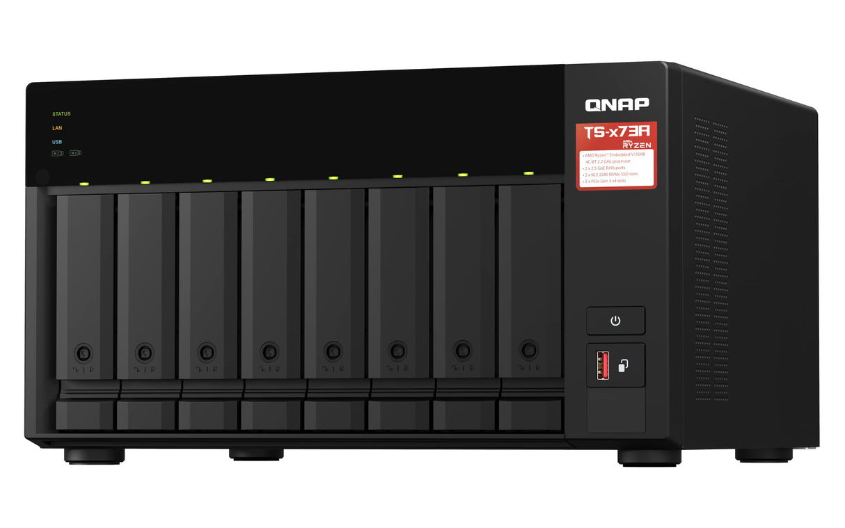 QNAP Systems TS-873A-8G 8 Bay 2.2GHZ 4C/8T EXT