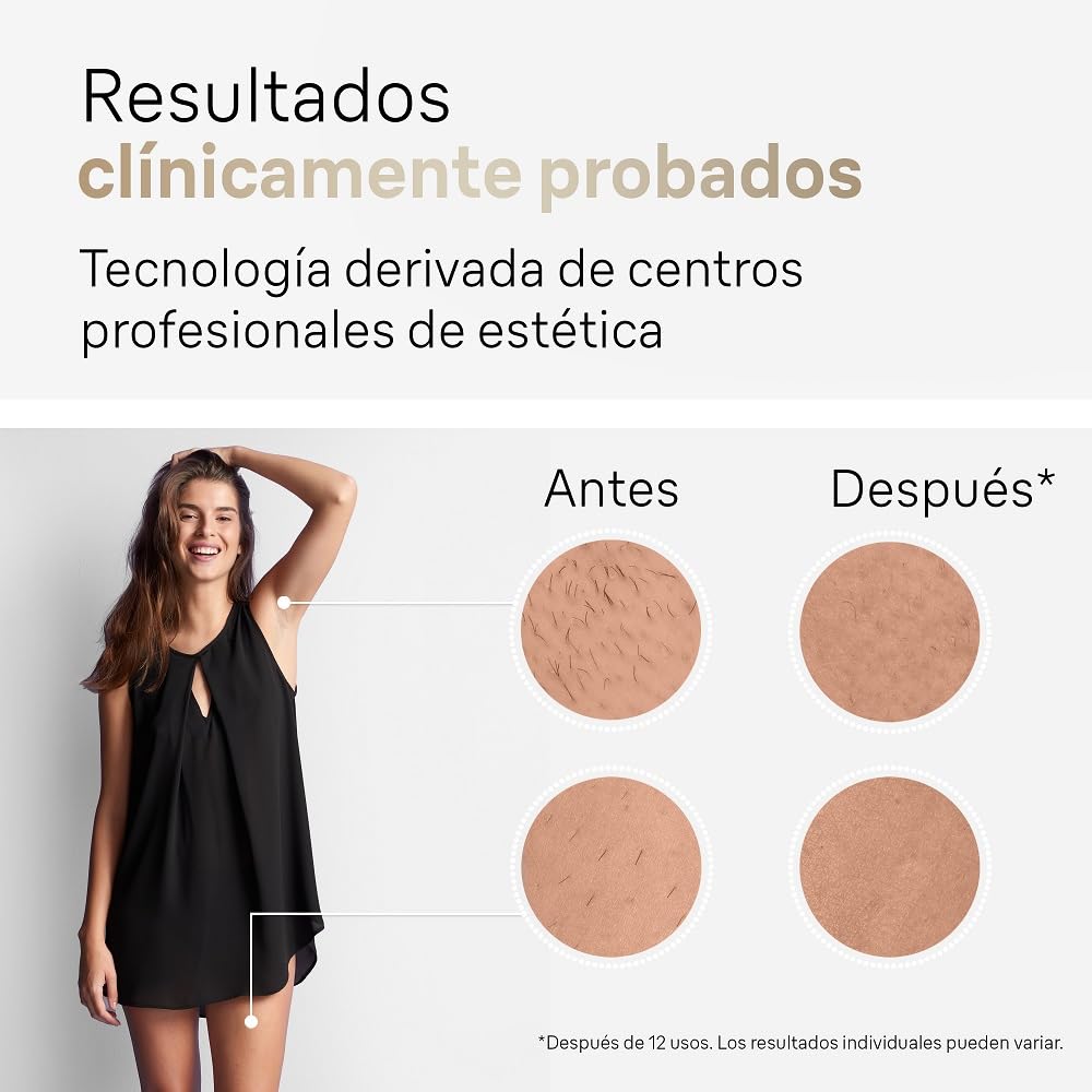 Braun Luz Pulsada Silk-expert Pro 5 PL5140 IPL, Eliminación Del Vello En Casa, Alternativa Para Depilación Láser, Con Funda, 2 Cabezales, Regalo Para Mujer, Blanca/Dorada