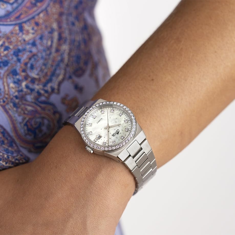 Reloj Lotus para Mujer 18885/1 Freedom Caja de Acero Inoxidable 316l Plateado Correa de Acero Inoxidable 316l Plateado