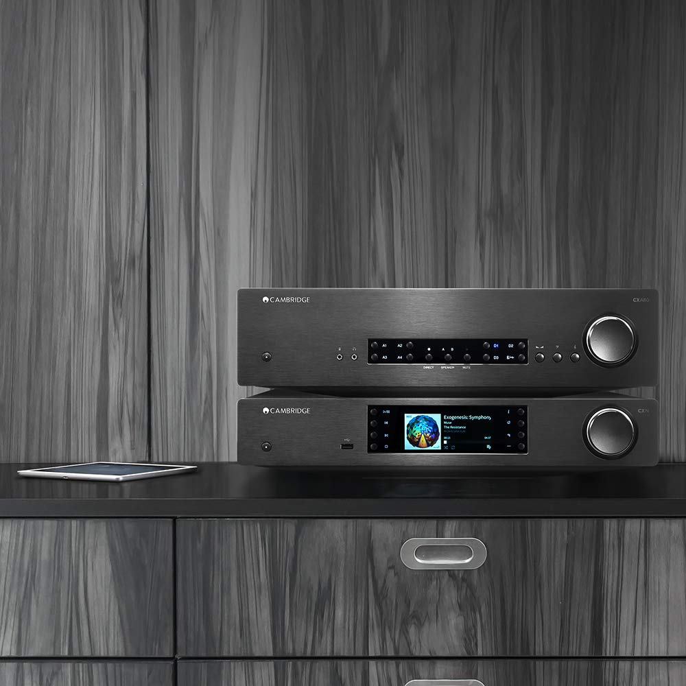 Cambridge Audio CXA80 - Amplificador integrado de 80 W, con DAC integrado (negro)