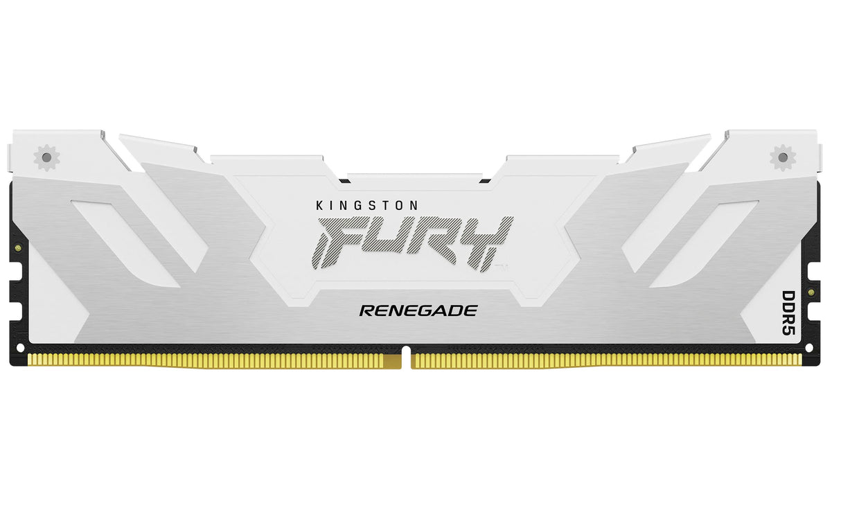 Kingston FURY Renegade DDR5 Silver/White XMP 32GB 6400MT/s CL32 DIMM Desktop Gaming Memory (Kit of 2) - KF564C32RWK2-32