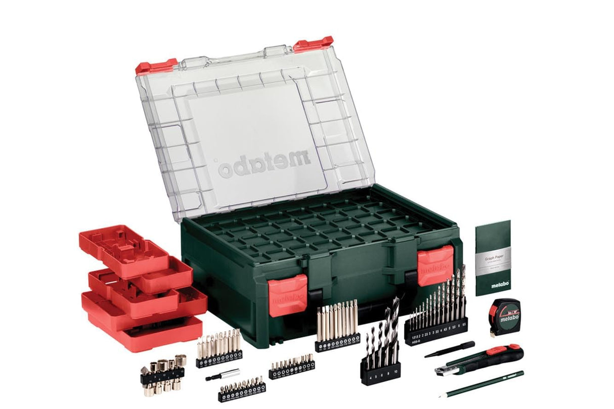 Metabo BS 614051710 - Taladro atornillador inalámbrico (18 L, batería y caja de plástico, 2 baterías LiPOWER 18 V 2 Ah, diámetro de perforación 13 mm/36 mm, peso 1,6 kg)