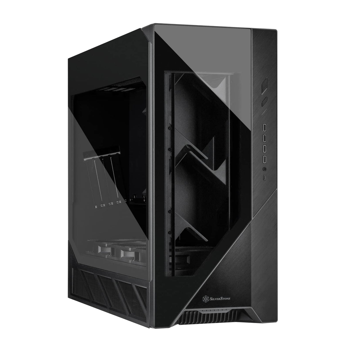 SilverStone Technology, SST-ALF2B-G, Acepta hasta Placas Base XL-ATX y SSI-EEB, Negro