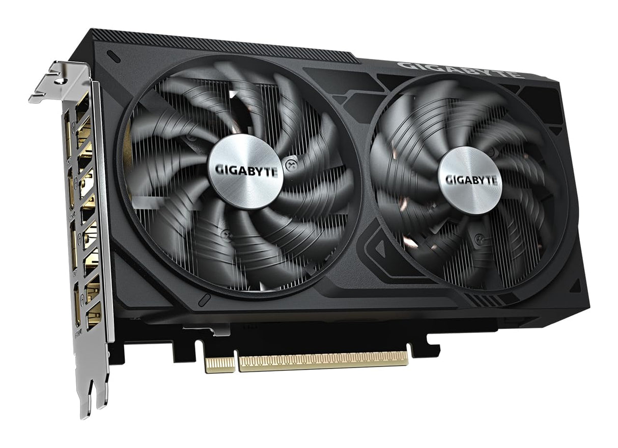 GIGABYTE GeForce RTX 5050 WINDFORCE OC V2 8G Tarjeta Gráfica - 8GB GDDR6, 128bit, PCI-E 5.0, 2572MHz Frecuencia del núcleo, 2 x DP, 2 x HDMI, NVIDIA DLSS 4, GV-N5050WF2OCV2-8GD