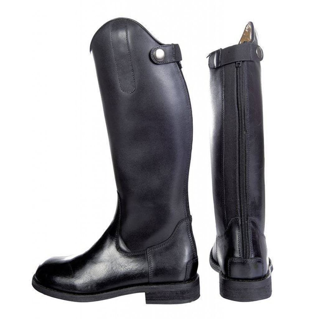 HKM Botas unisex ridestøvler Córdoba børn, negro, talla 34 EU