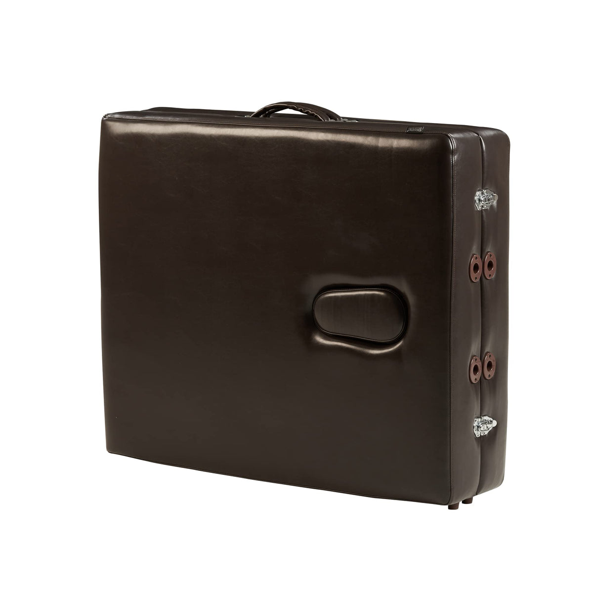 Master Massage Camilla de Masaje portátil Supreme de 71 cm, Plegable, Cama de Masaje, Banco de Masaje, Banco de cosméticos, portátil, Patas de Madera, Bolsa de Transporte, Color marrón