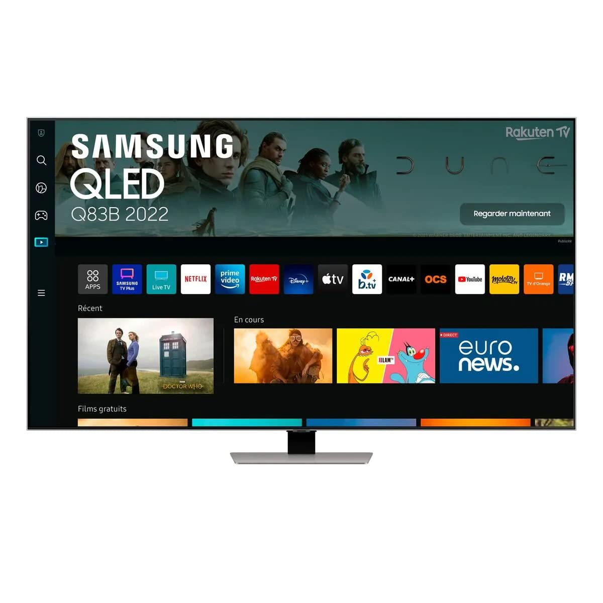 Samsung Smart TV, QLED UHD 4K, Pantalla 65", 3840 x 2160 píxeles, Clase de eficiencia energética A