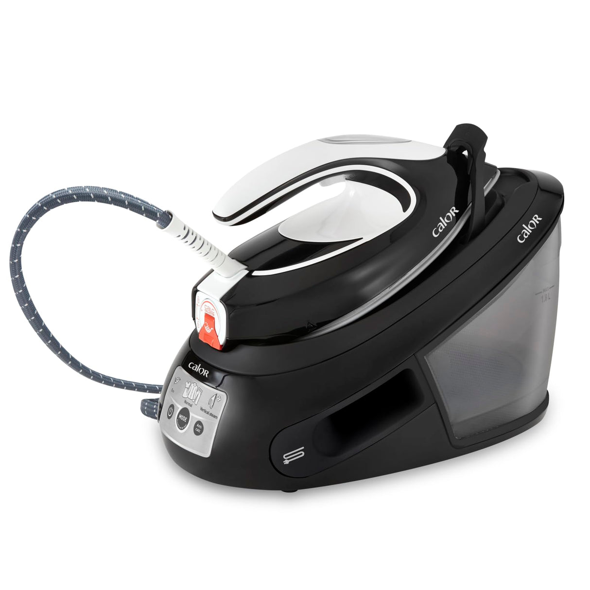 Calor Centrale Vapor Express Anti-Calc SV8055C0, NC, Negro y Blanco,