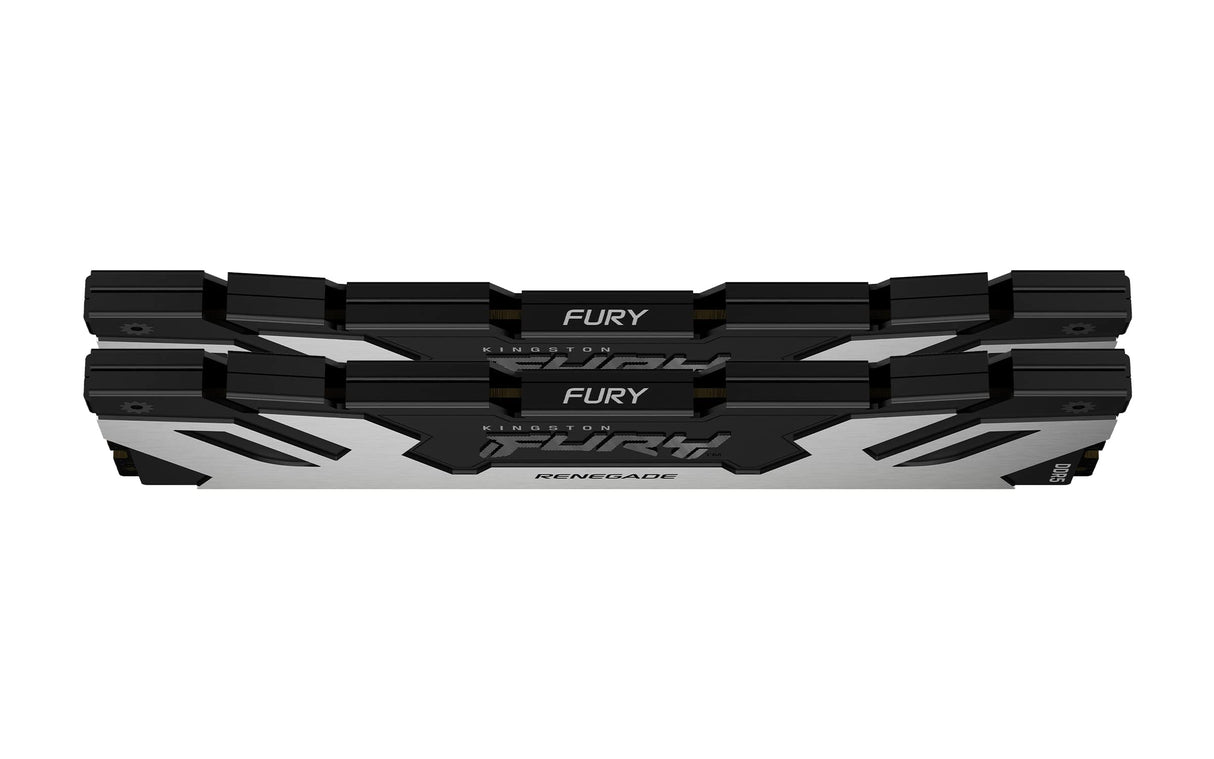 Kingston Fury Renegade DDR5 Silver/Black XMP 96GB 6400MT/s CL32 DIMM Desktop Gaming Memory (Kit of 2) - KF564C32RSK2-96