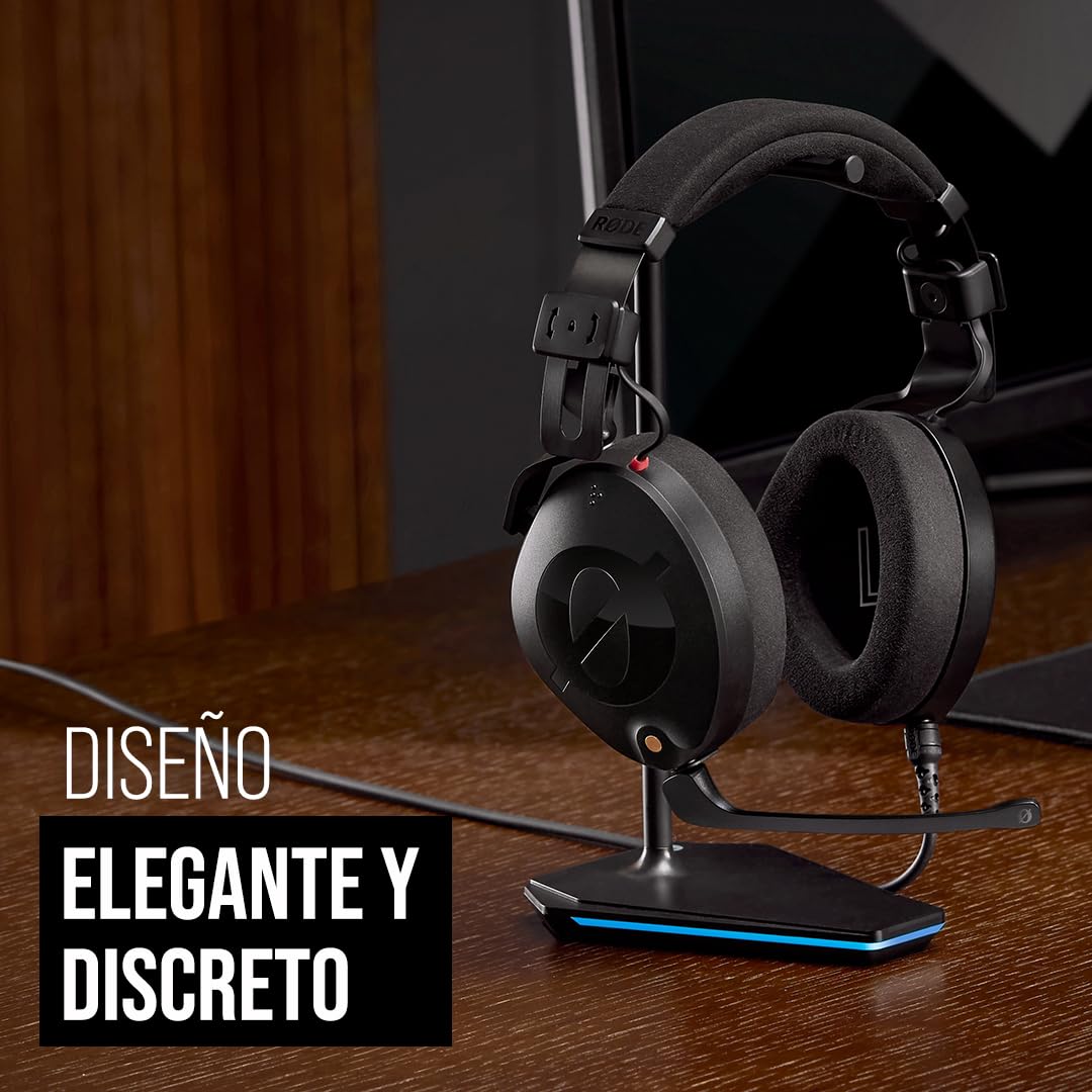 RØDE NTH-Mic Micrófono de diadema profesional RØDE NTH-Mic para auriculares NTH-100, para medios, radiodifusión, podcasting, creación de contenido, transmisión, trabajo desde casa (negro)