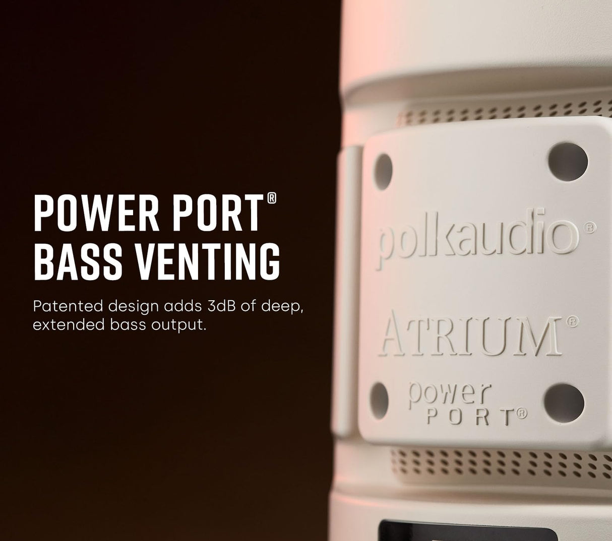 Polk Audio Atrium 6 - Pareja Altavoces, Color Negro