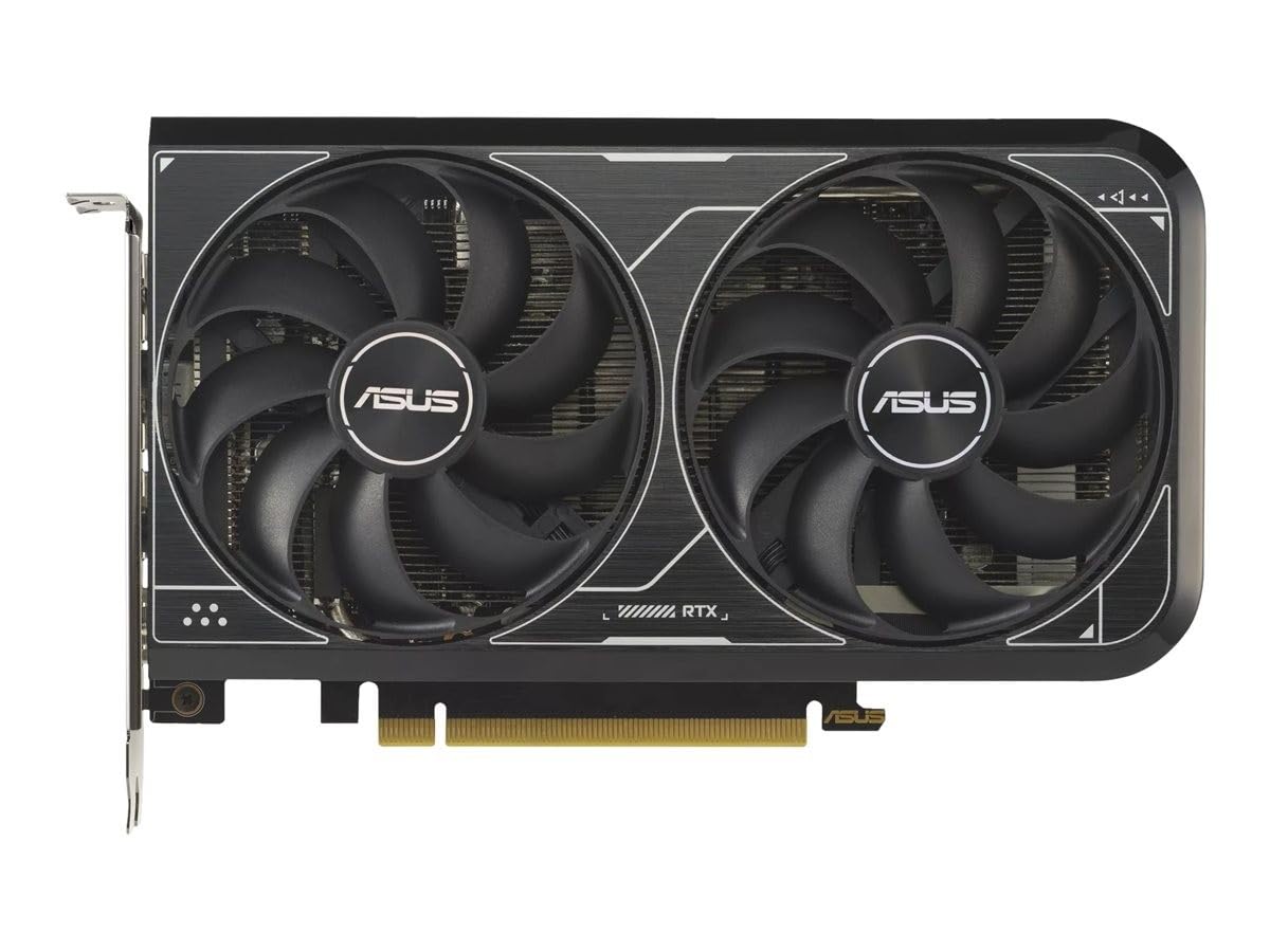 ASUS Dual GeForce RTX 4060 V2 OC Edition 8GB GDDR6 Tarjeta Gráfica (PCIe 4.0, 8GB GDDR6, DLSS 3, HDMI 2.1a, DisplayPort 1.4a, diseño de 2 ranuras, diseño de ventilador Axial-tech, tecnología 0dB)