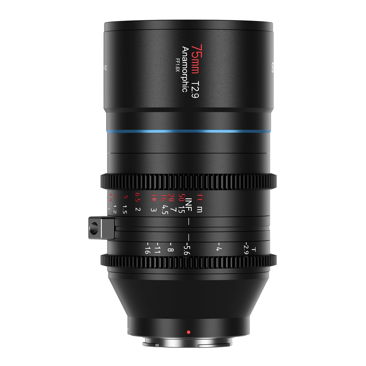 SIRUI 75 mm T2.9 1.6X Lente anamórfica de fotograma Completo para Montura E de Sony, Lente anamórfica de fotograma Completo