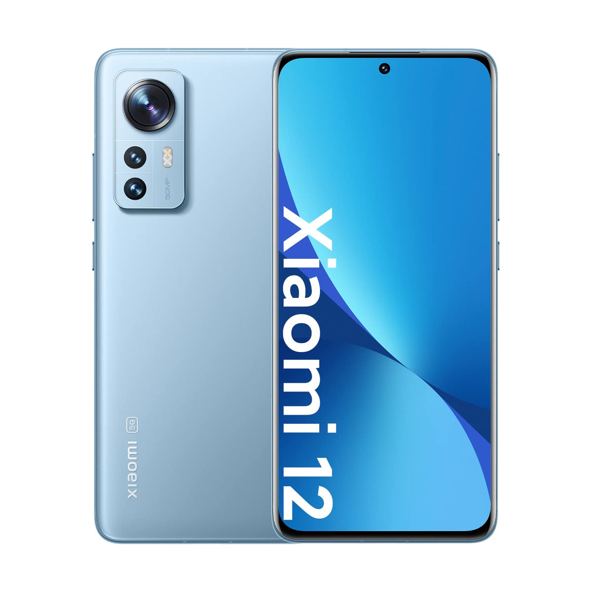 Xiaomi 12 Smartphone, Pantalla AMOLED 6.28" 120Hz, Snapdragon 8 Gen 1, Batería 4500mAh, NFC, 8+128 Azul (Versión España)