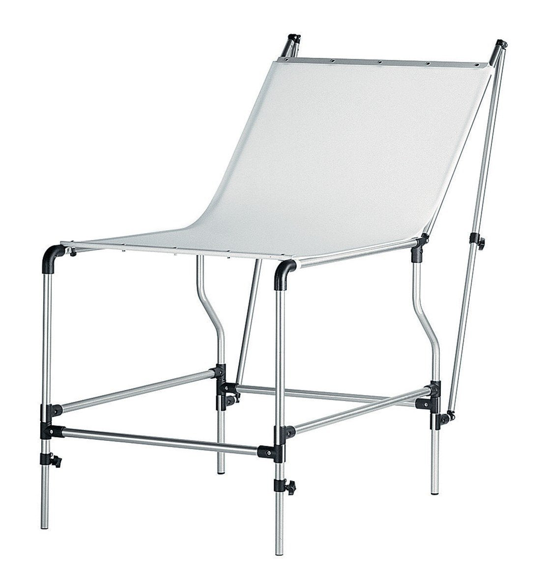 Manfrotto 320PSLB - Accesorio para cámara, Mesa, 7 kg, 150 cm, 78 cm, sin Soporte, Negro
