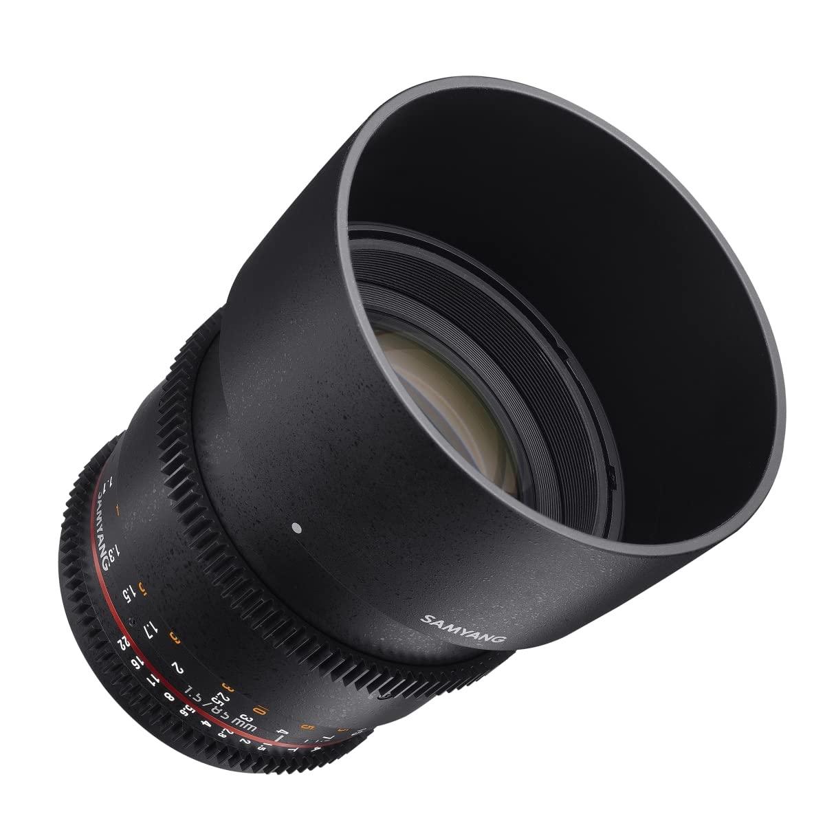 Samyang F1313010101 - Objetivo para vídeo VDSLR para Fuji X (Distancia Focal Fija 85mm, Apertura T1.5-22 AS IF UMC II, diámetro Filtro: 72mm), Negro