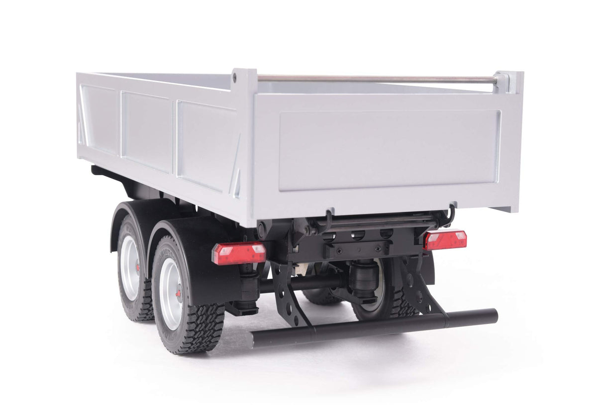 Carson Carson-500907425 Modellsport 500907425 Remolque de 2 Ejes con Centro de inclinación Montaje de Modelo de camión RC Compatible con Tamiya, Accesorios a Escala 1:14, Multicolor