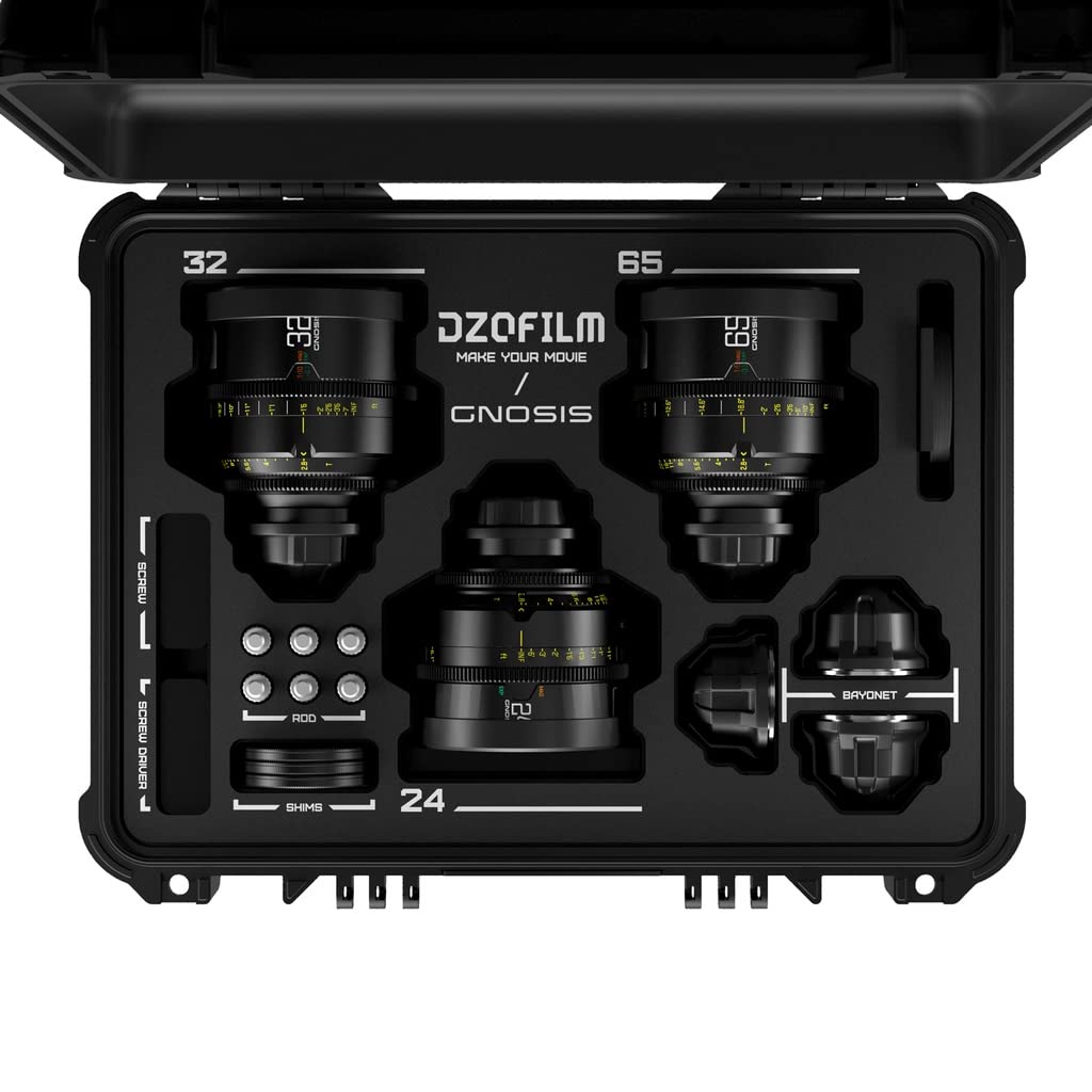 DZOFILM Cine Lens Gnosis 3-Lens Kit A Metric