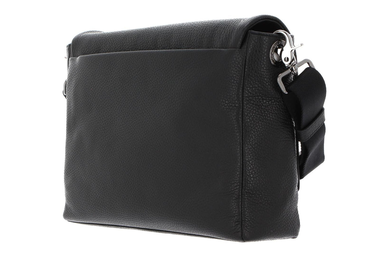 Mandarina Duck - Bolso bandolera negro (negro) Mellow Leather P10fzt39 30 x 24,5 x 8,5 cm (largo x alto x ancho)