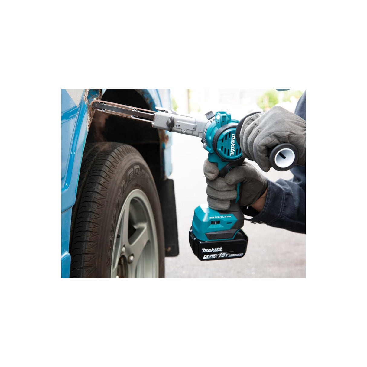 Makita DBS180Z Lima de Banda (18 V, no Incluye batería, sin Cargador)