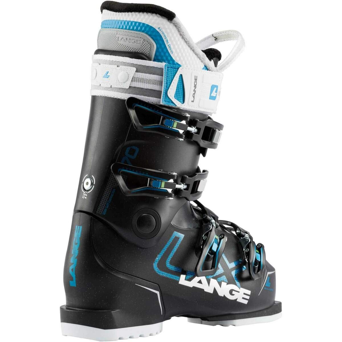 Lange LX 70 W Botas de Esquí, Mujer, Negro/Blanco, 240