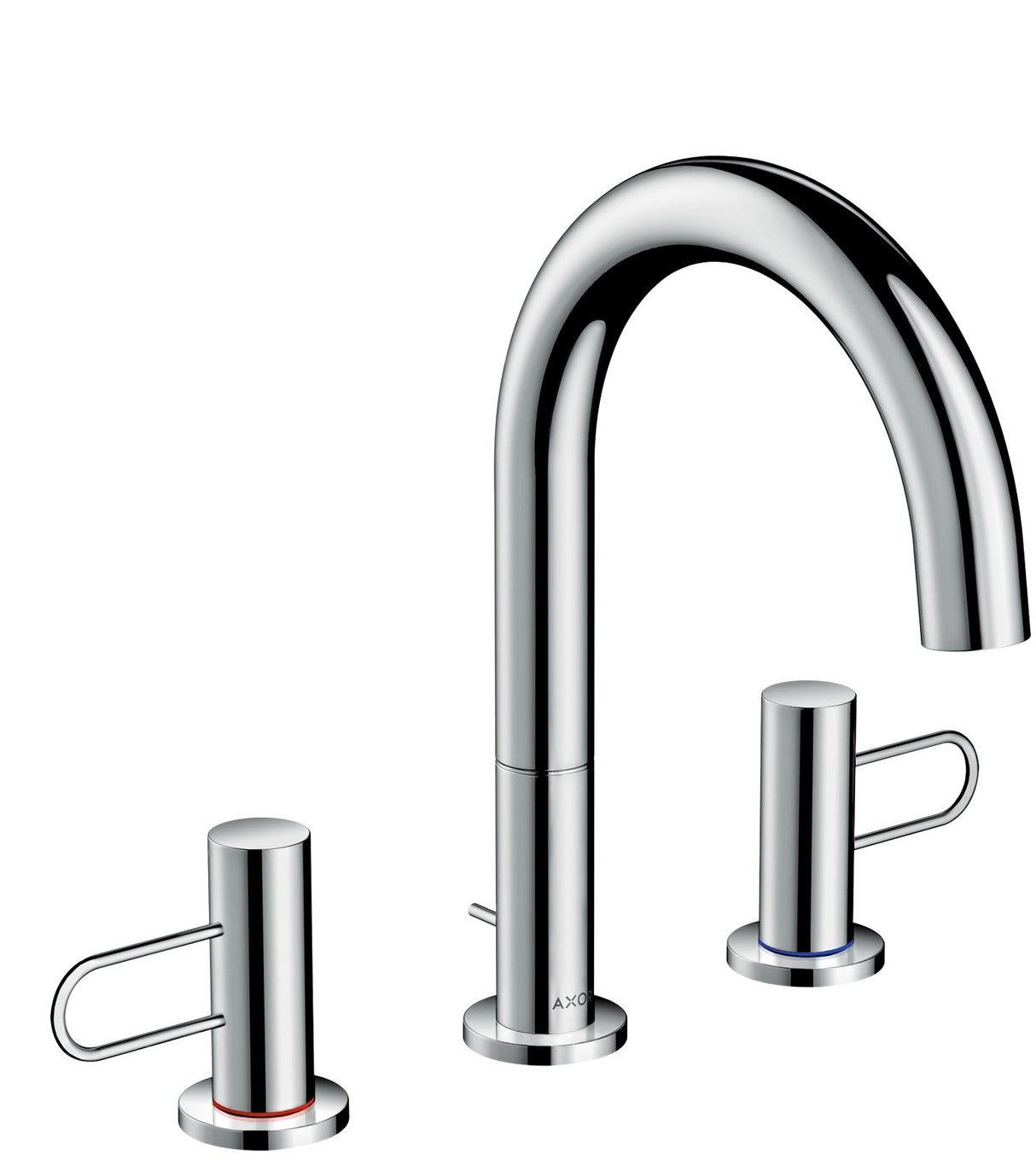 Axor Uno de 3 Agujero lavabo grifo, comodidad de 200 mm de altura, con desagüe, cromado