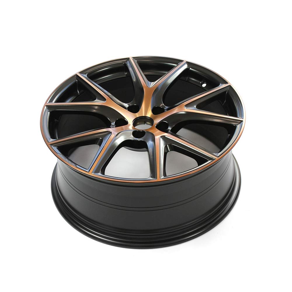 Seat 575601025ANXEB - Llanta de Aluminio para Tuning (19 Pulgadas, Llantas de aleación Ligera), Color Negro y Cobre