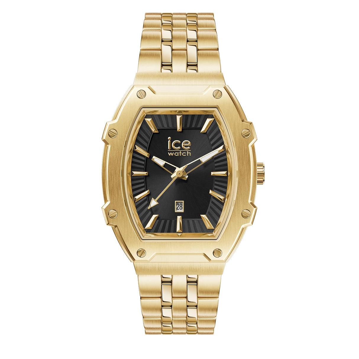Ice-Watch - ICE boliday Black Full steel - Reloj dorado para Mujer con Correa de Acero Inoxidable - 024551 (Small)
