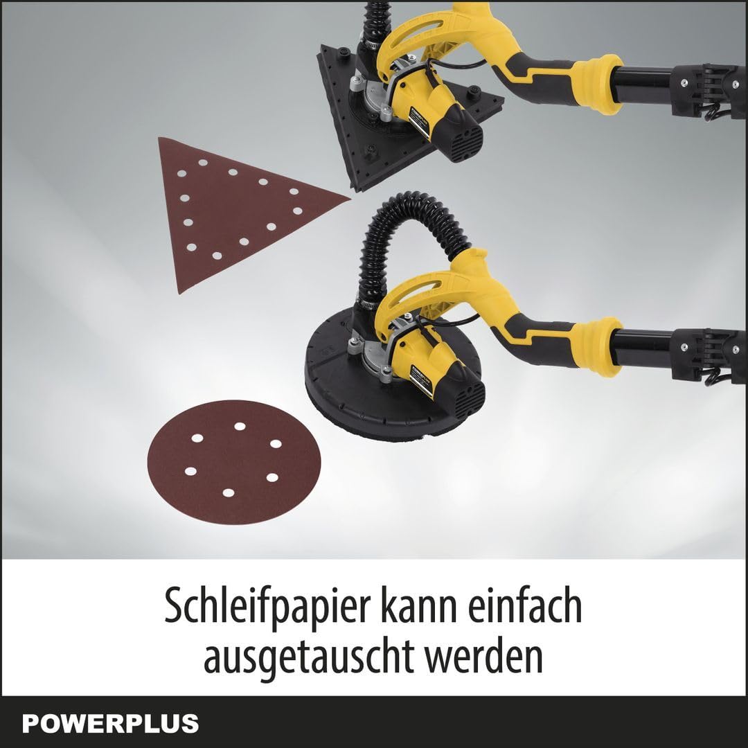 PowerPlus POWX0477 - Amoladora Para Paredes Y Techos 710W Combi