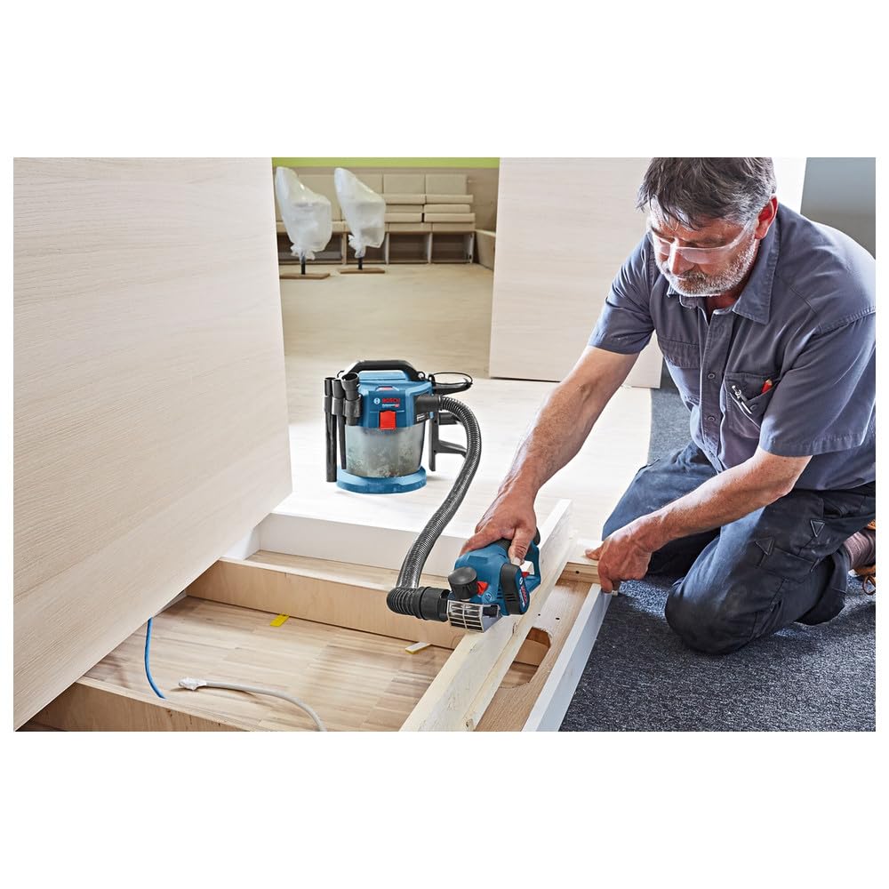 Bosch Professional 12V System GHO 12V-20 - Cepillo a batería (14500 rpm, profundidad hasta 2 mm, 2 baterías x 3,0 Ah, en L-BOXX)