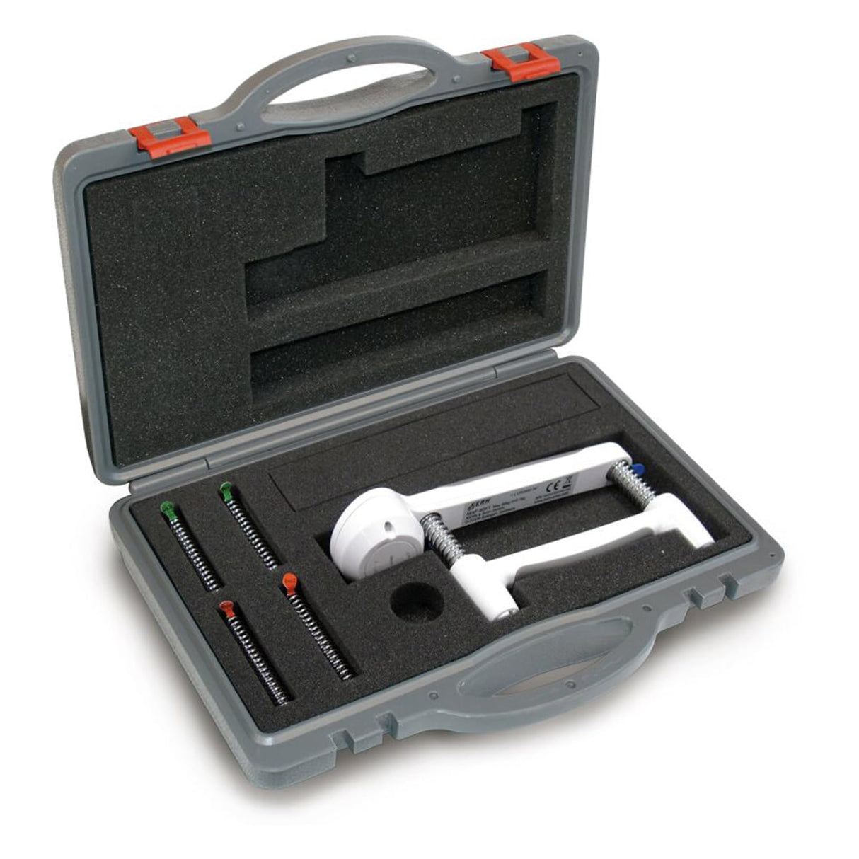 KERN Optics - Medidor de fuerza manual para rehabilitación después de accidentes, 80 kg, legibilidad de 100 g, 350 mm de ancho, 265 mm de largo, 85 mm de altura