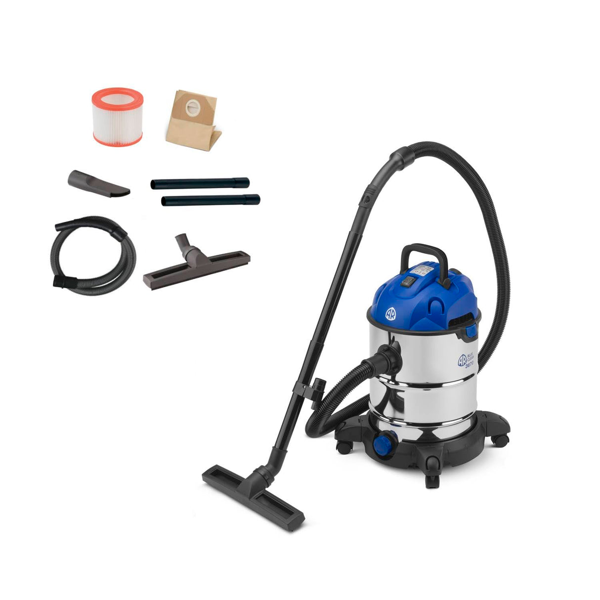 AR Blue Clean Aspirador multiuso 3670 de sólidos y líquidos (1600 W, 30 l)
