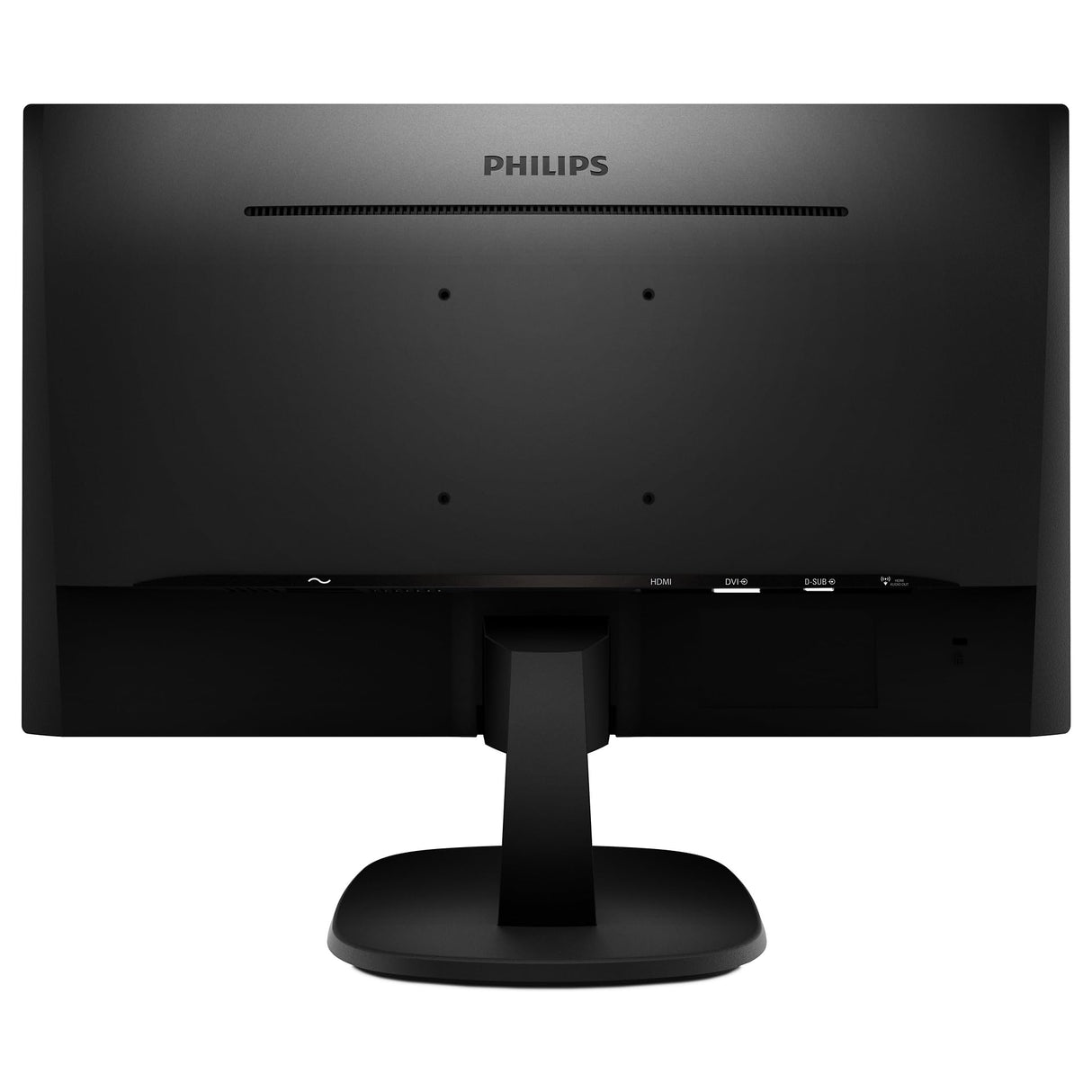 Philips Monitor LCD Full HD 273V7QDSB/00, Monitor IPS (Full HD, 1920 x 1080, Sin bordes, Flicker Free, Low Blue Mode, VESA, VGA + HDMI + DVI), 27", Negro