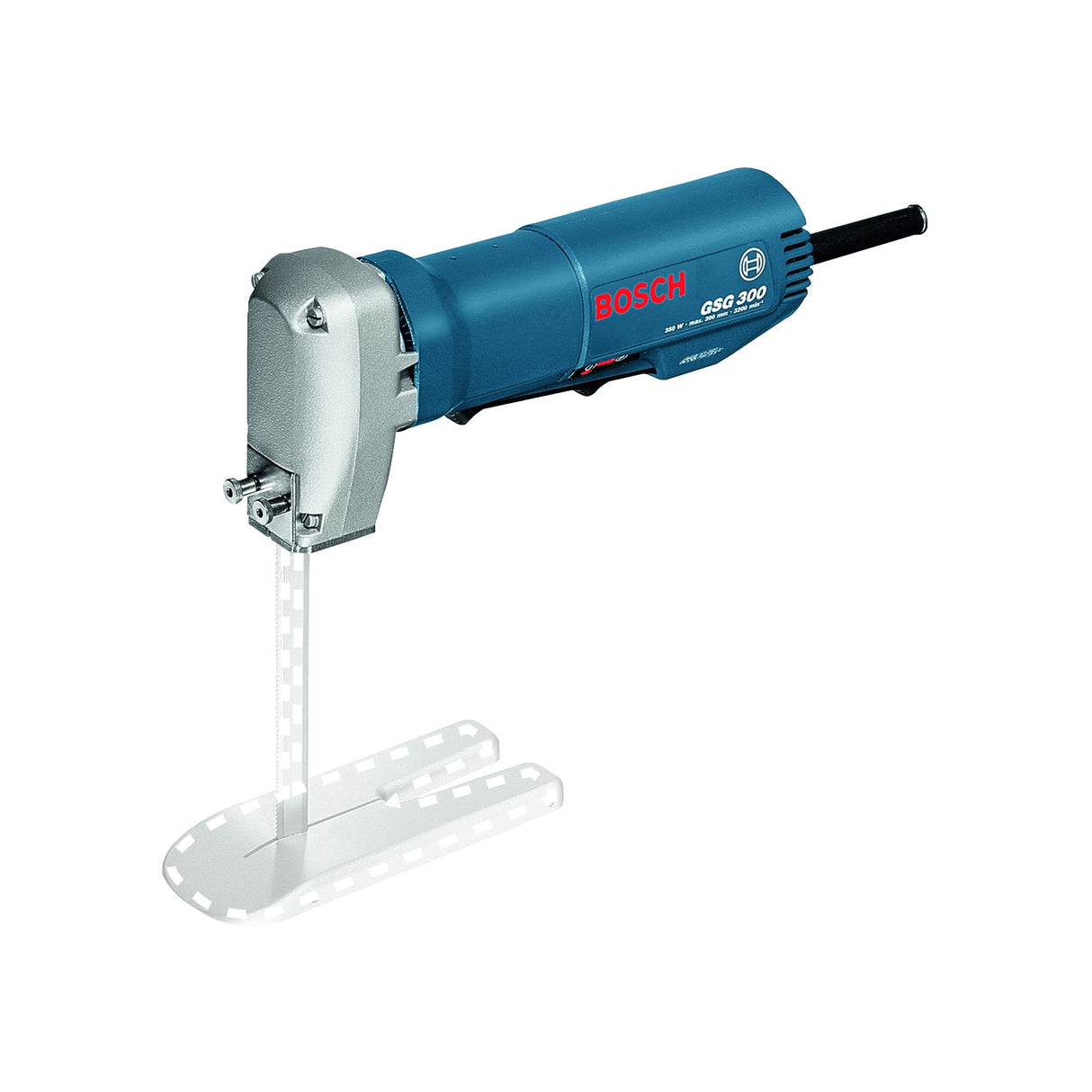 Bosch Professional GSG 300 - Sierra para gomaespuma (350 W, 3200 cpm, profundidad de corte 300 mm, en caja)
