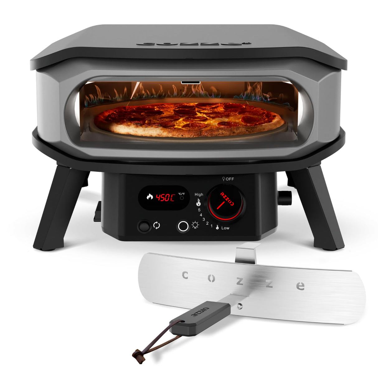 Cozze® Pizza Oven Rotativo 33 cm, Gas, 30 mbar
