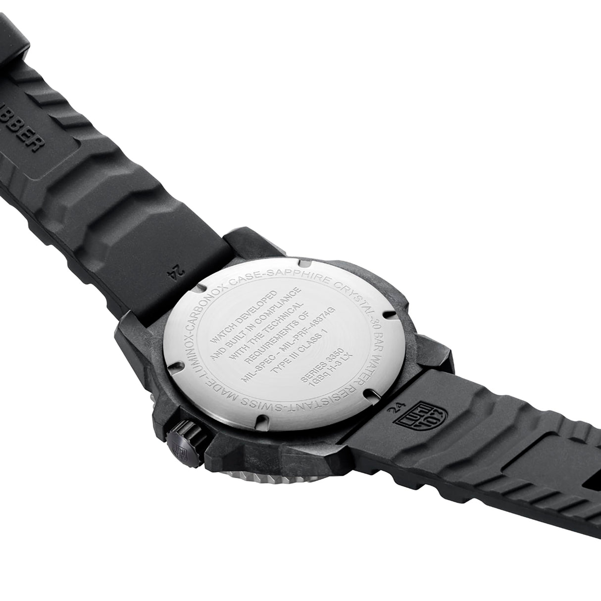 Luminox Reloj Analógico para Hombres de Cuarzo Suizo con Correa en Caucho XL.3351.1.Set