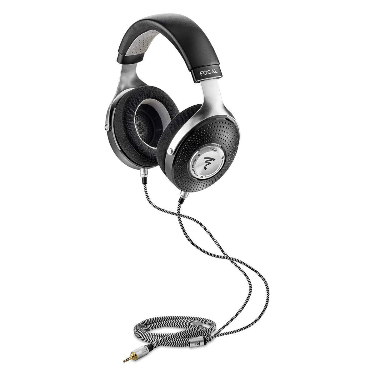 Focal ELEGIA Audiophile - Auriculares de Diadema con Cierre (Negro/Plateado)