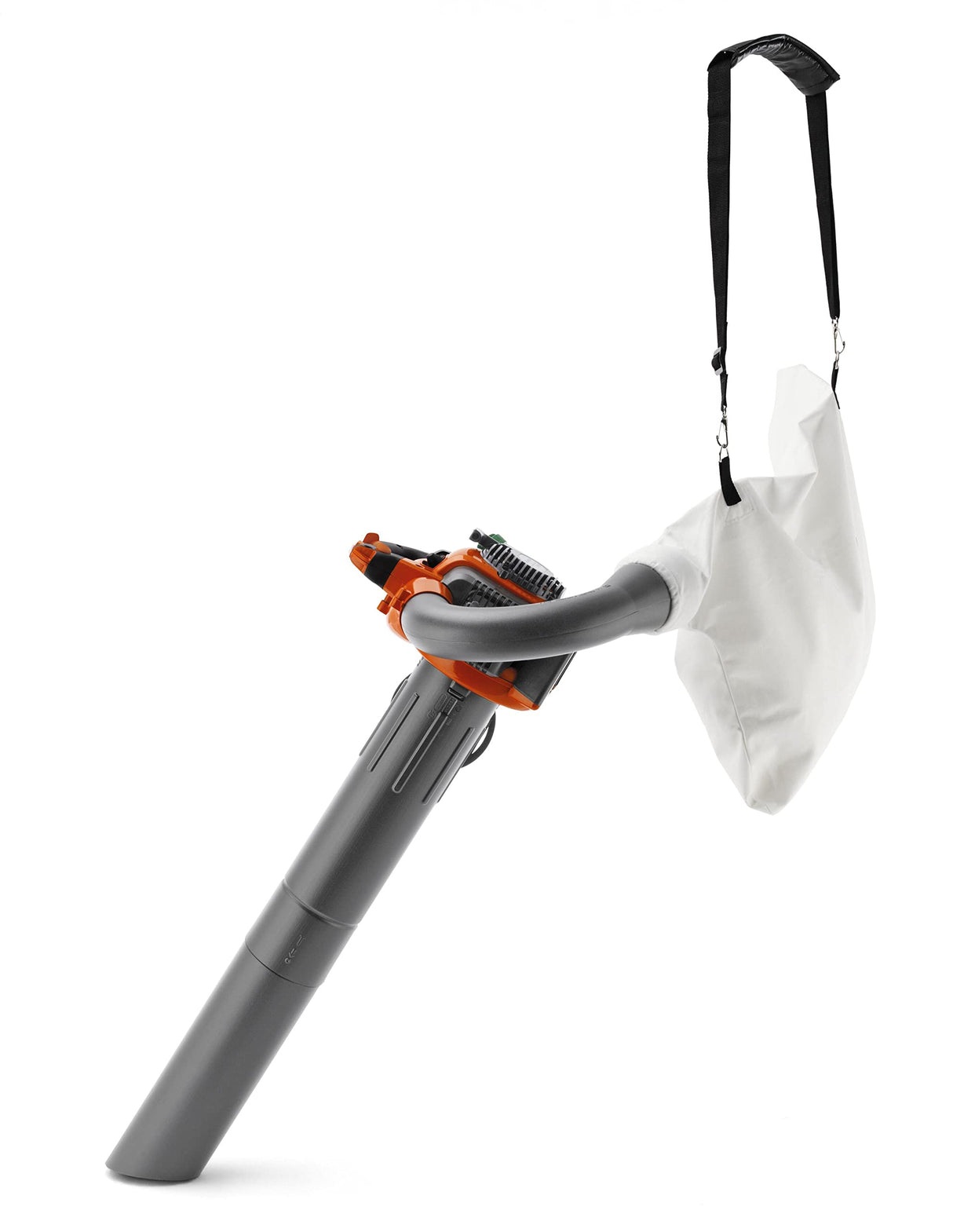 Husqvarna 125BVx - Soplador y aspirador de hojas a gasolina (4,35 kg) Negro, Naranja