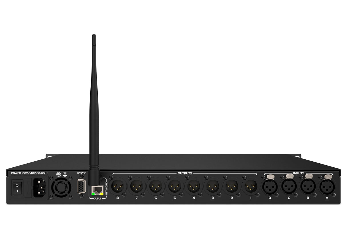 Audibax ADP 48 DSP Procesador de Sonido Crossover Digital 19" 8 Canales de Salida