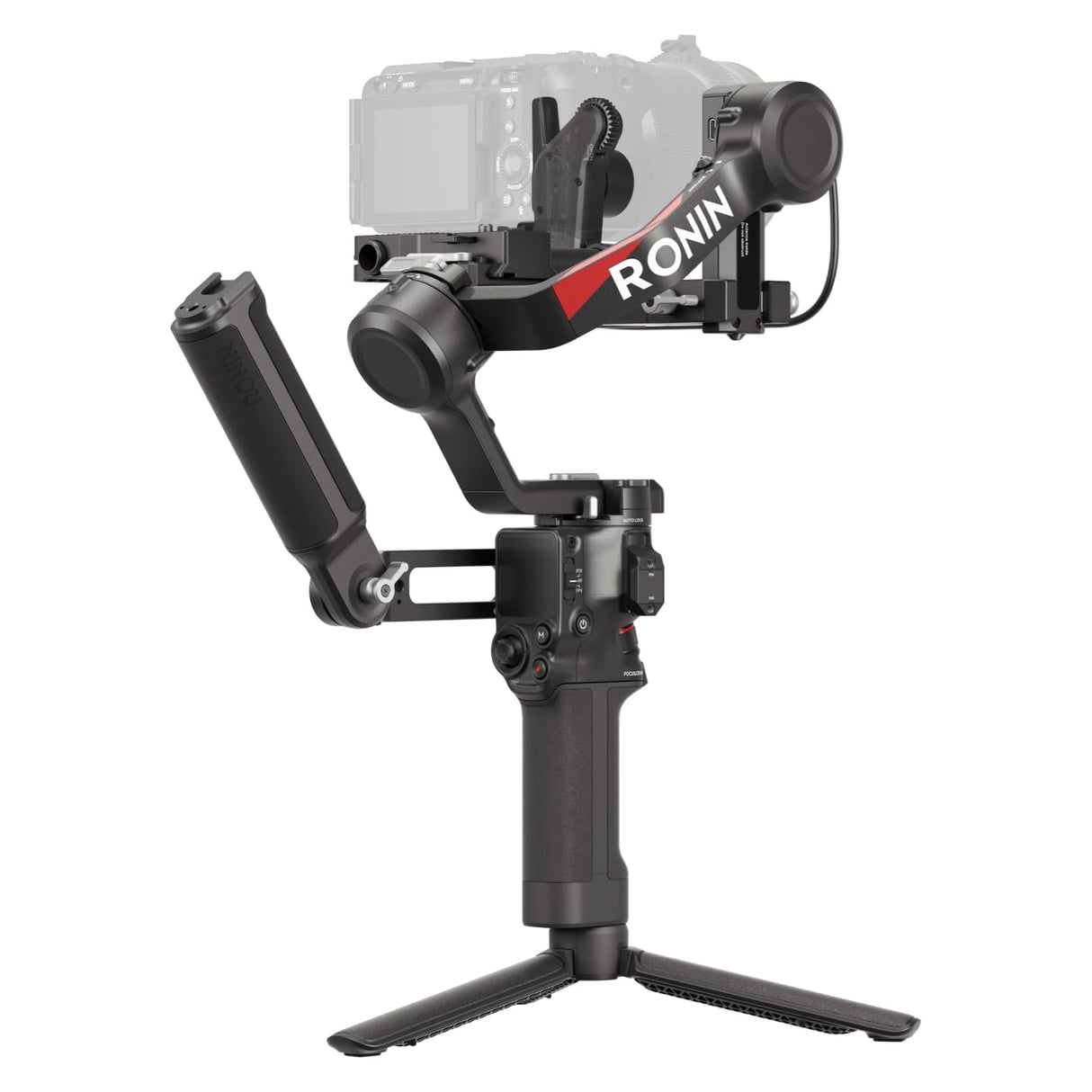 DJI Pack RS 4, estabilizador en 3 Ejes para cámaras DSLR y sin Espejo Canon/Sony/Panasonic/Nikon/Fujifilm, con grabación Vertical nativa, Joystick de Cambio de 2 Modos, Motor Focus Pro