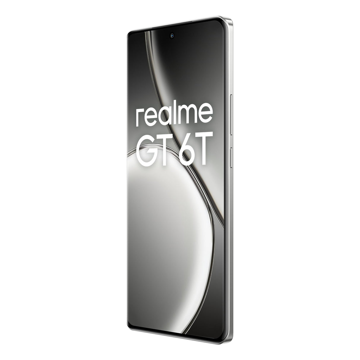realme GT 6T 5G Teléfono Móvil 8+256 GB, Snapdragon® 7+ de 3.ª generación, Pantalla ultrabrillante de 6000 nits, Cámara Sony de 50 MP con OIS, Gran batería de 5500 mAh, Plata, sin Adaptador